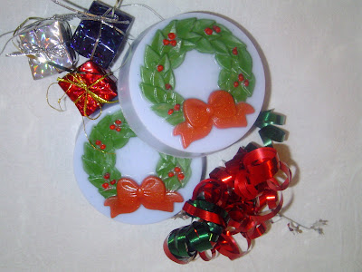 Mold Market Christmas Wreath Soap Mold