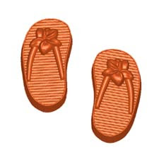 Personal Size Flip Flops