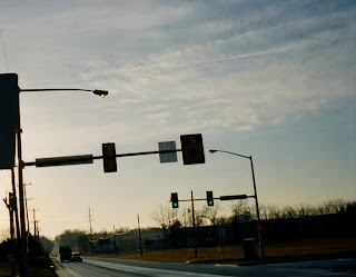 Looking east along 248 from