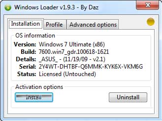 Activar Windows 7 (Loader v1.9.3) (32-64bits) (2010) » Cristhian