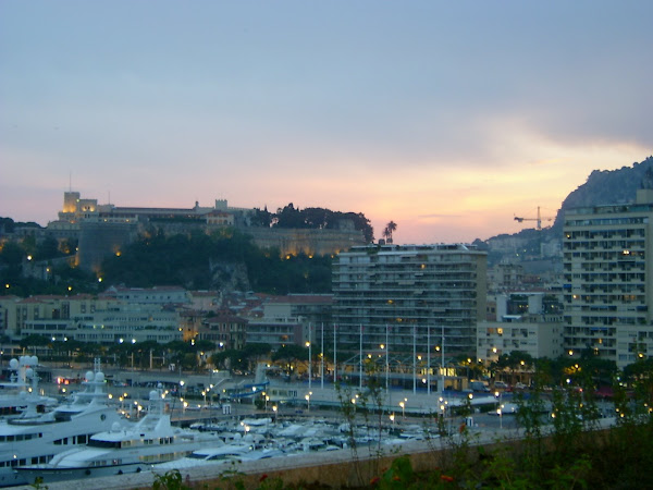 Monte Carlo- kikötő és hercegi palota
