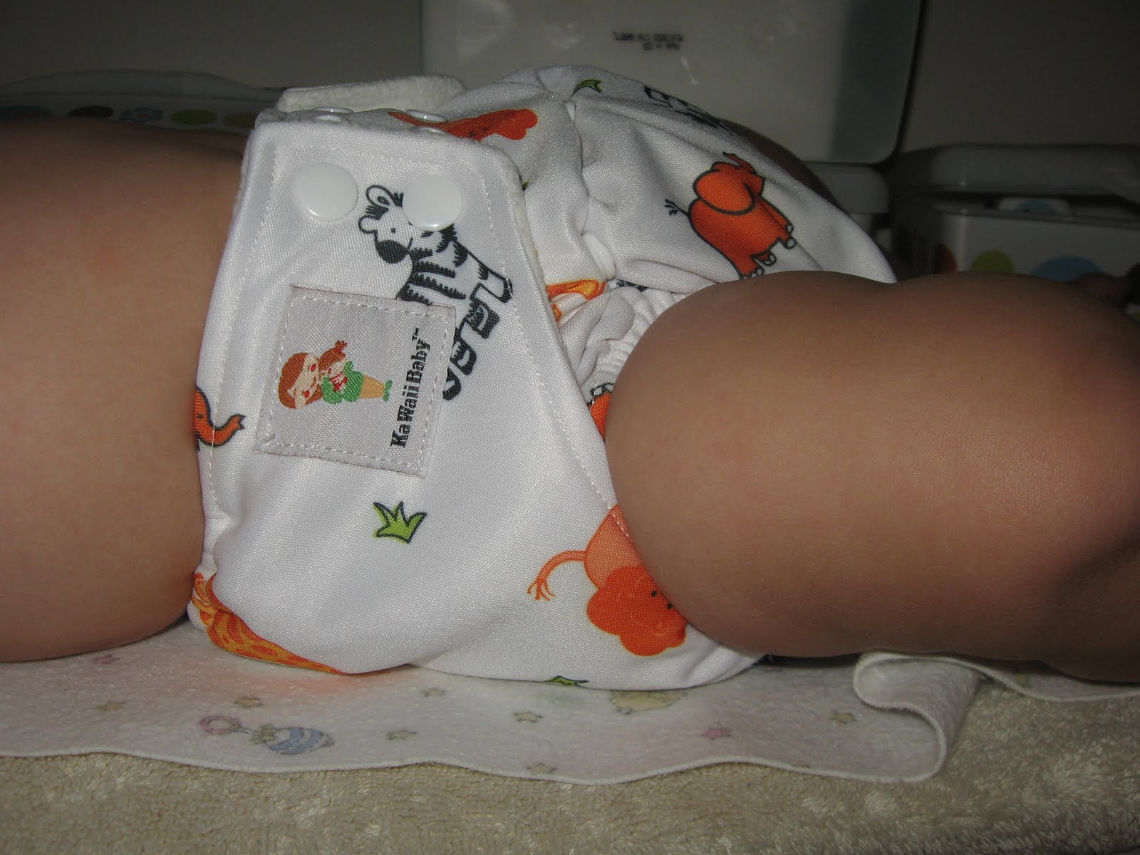 Cloth Diaper Addiction Night time Diapering Kawaii baby