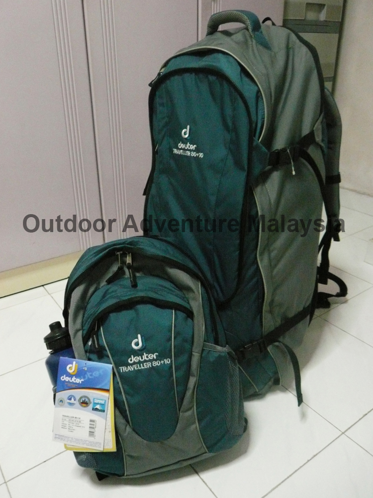 Outdoor Adventure Malaysia Deuter Traveller Backpack 80 + 10 L