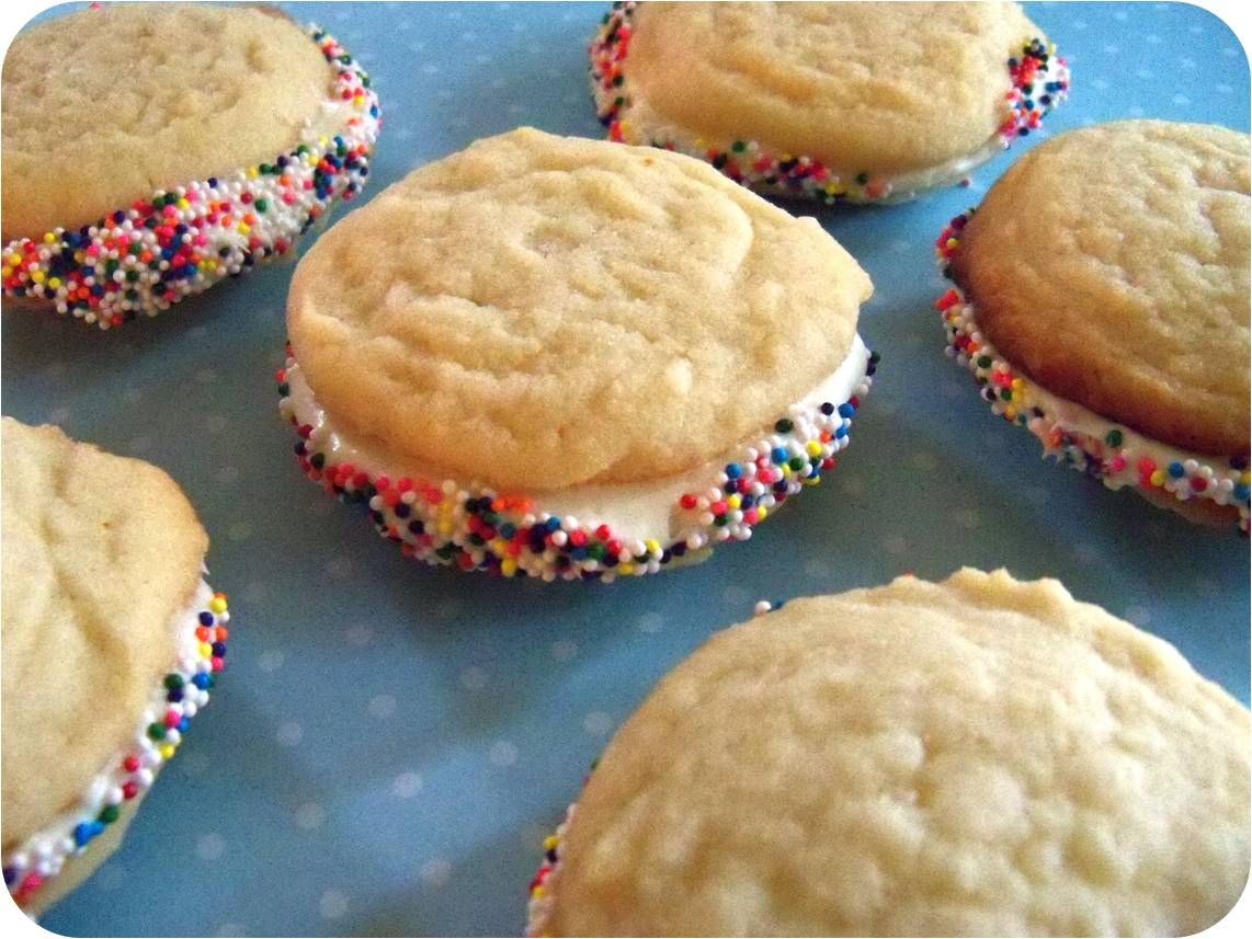 Cupcake Wishes & Birthday Dreams Buttercream Sugar Cookie Sandwiches