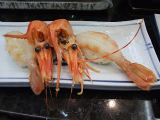 春駒の牡丹蝦のにぎり