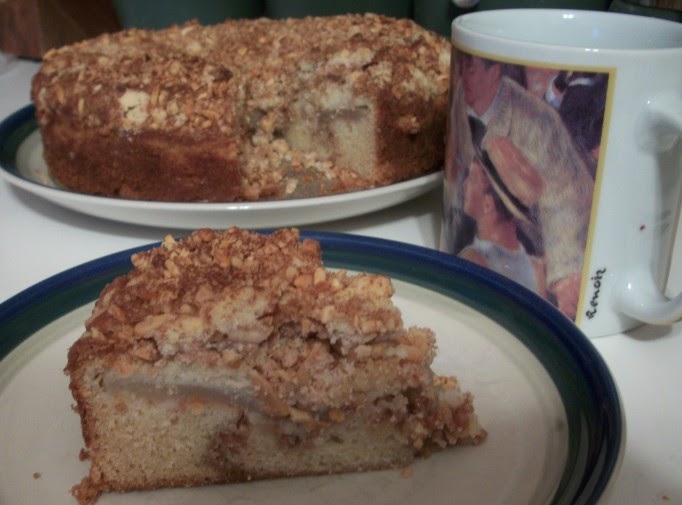 Cook with Sara Almond Pear Coffee Cake