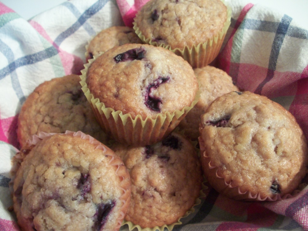 Cook with Sara Cherry Oatmeal Muffins