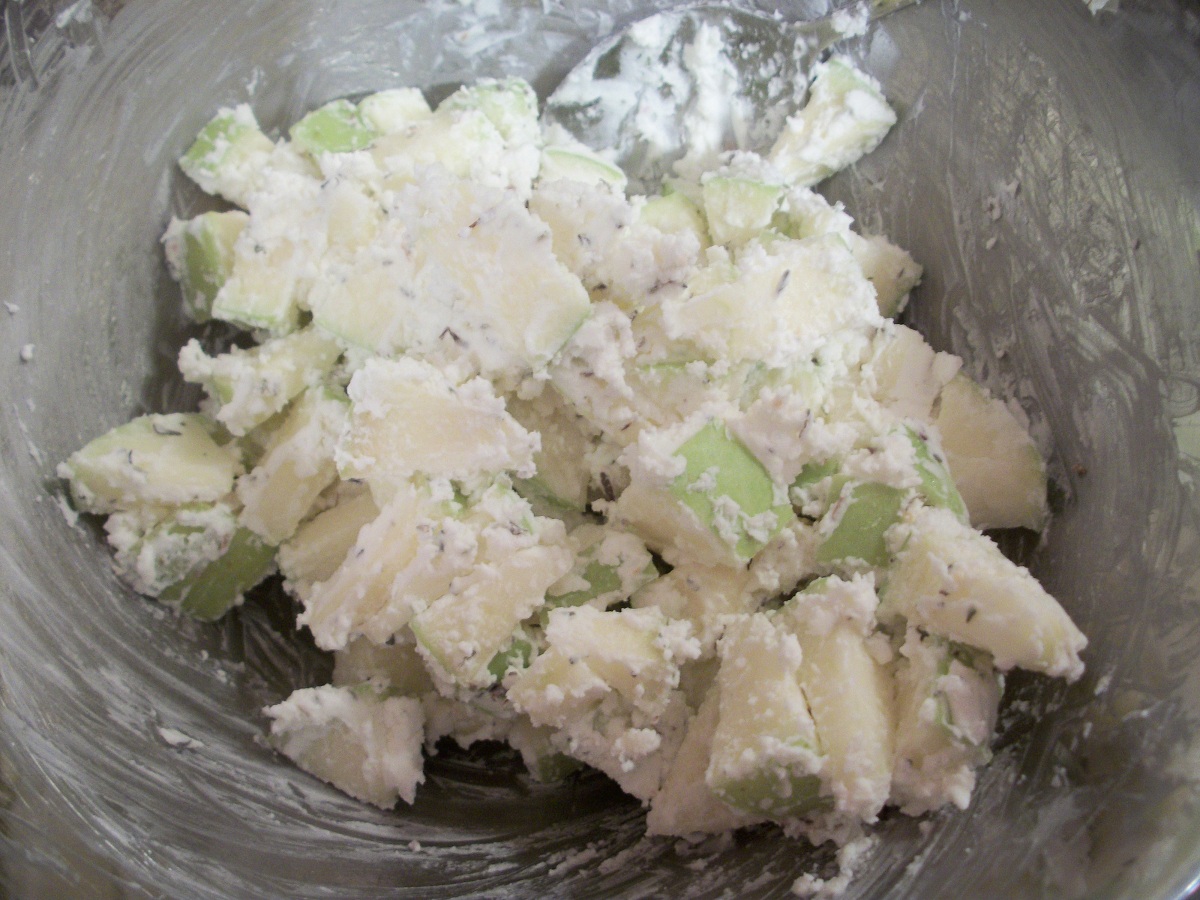 Cook with Sara Goat Cheese and Apple Bruschetta