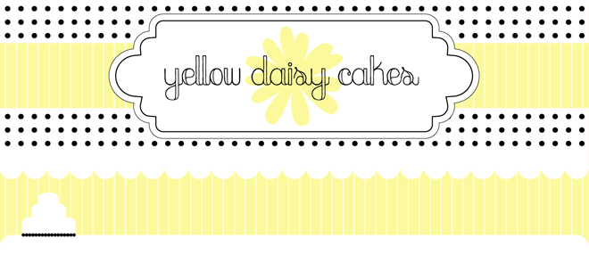 Yellow Daisy Cakes