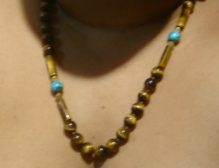 [w+tiger-eye+n+turq.+necklace+on.JPG]