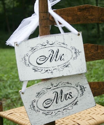 Mr. & Mrs. Signs Wedding Signs