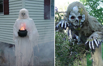 decorate your pumpkin with glitter rhinestones masks and more besides you could add your garden by funny ghosts different undead skeletons and