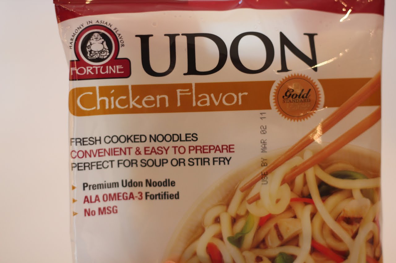 Talkin' Chow Playin' House Udon Noodles, Fresh Veggies and Savory