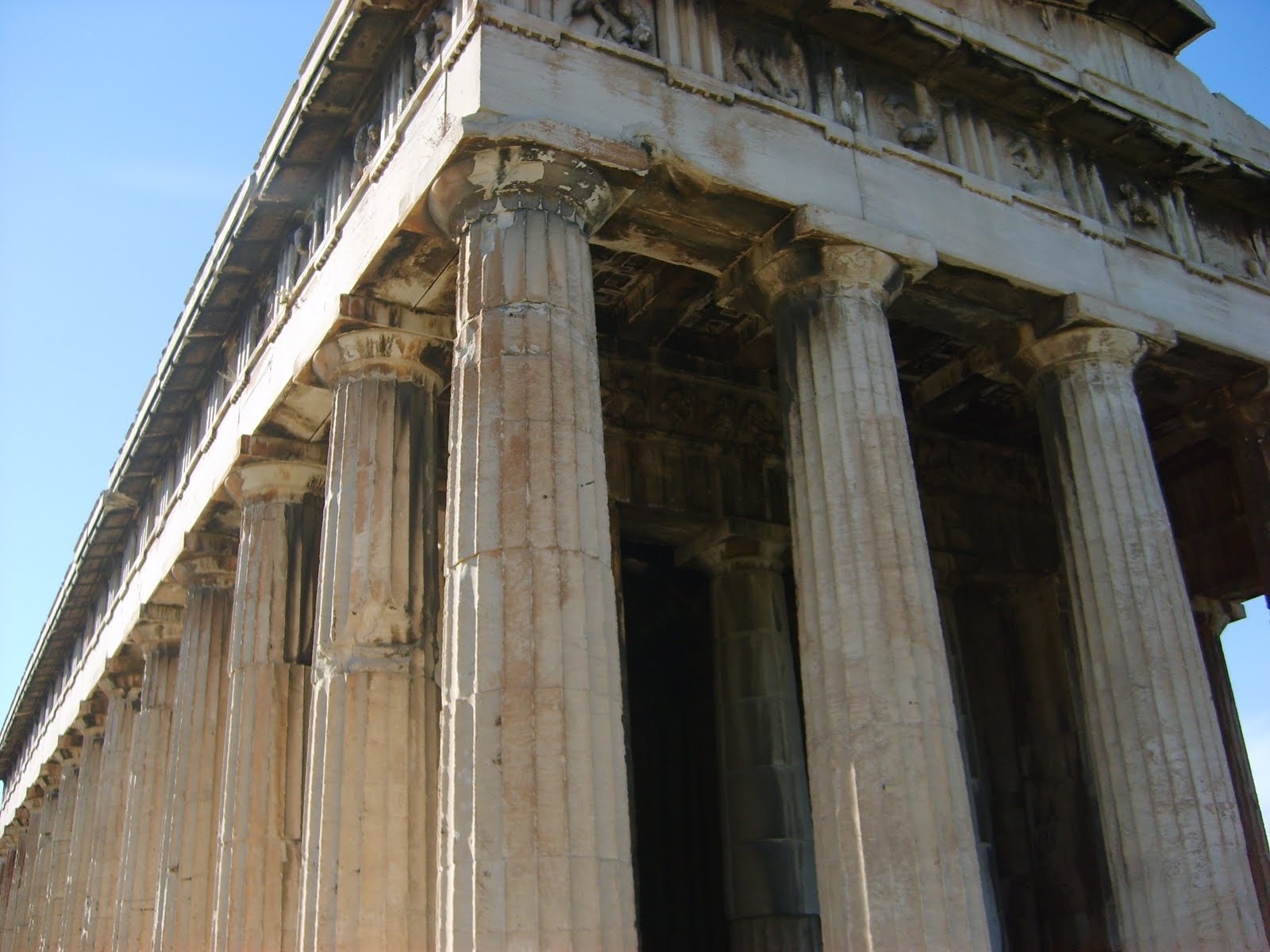 Gerald Thermos greek colums by "gerald thermos"