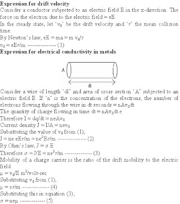 electron drift velocity pdf free