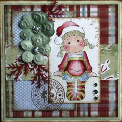 Modern medieval / animation style christmas and greetings card Creative 4 Fun: Weer twee kaarten