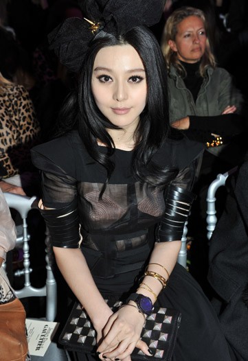 Fan Bing-Bing, apprentice fashion icon.