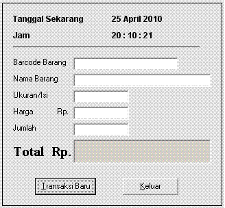 Contoh Program Kasir Dengan Php Download