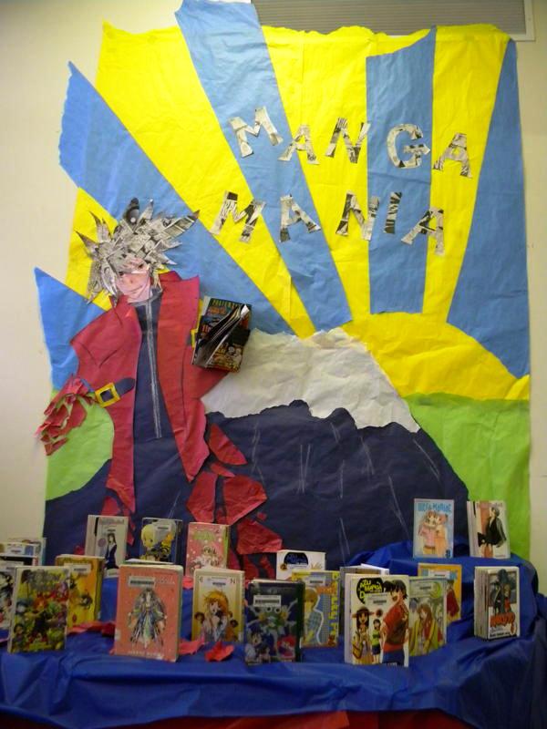 Library Displays Manga Mania