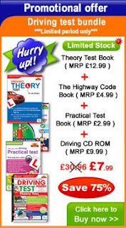 Driving theory test book, CD and DVD