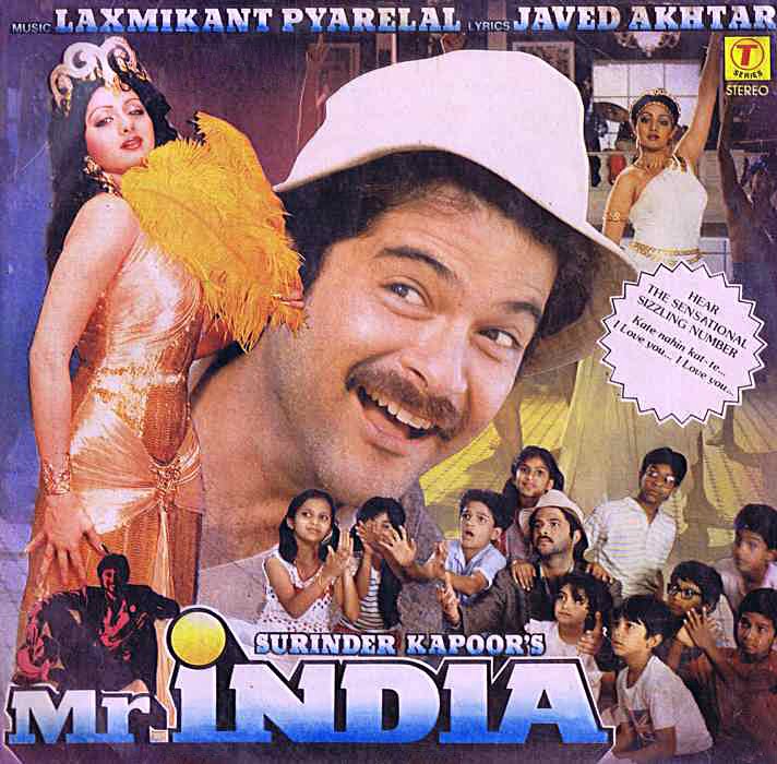 My Music Movies and Mutterings: MUSIC #28: MR INDIA 1987 (HINDI OST)