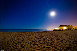 Pinet Beach at night