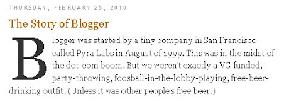 large first letter effect blogger