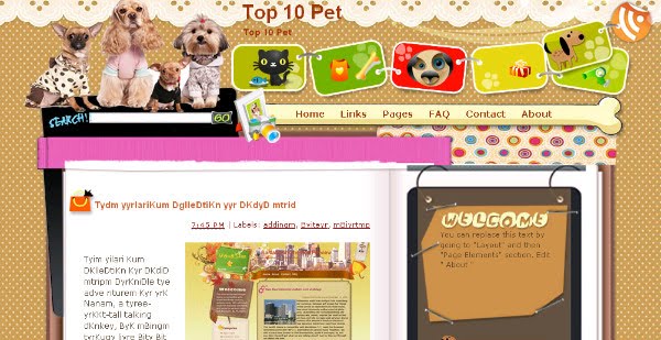 Best Blogger Templates Best Animal Blogger Templates