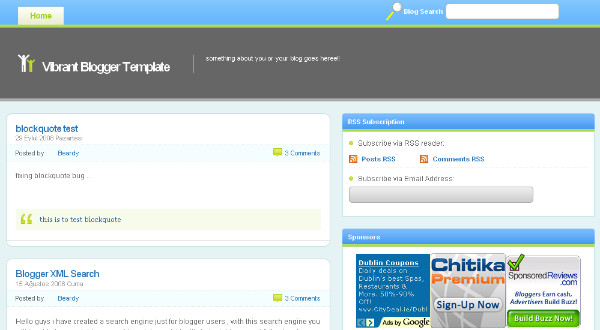 Best Blogger Templates Best Wide Blogger Templates