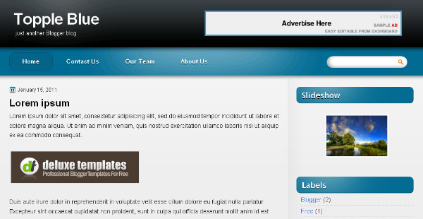 Best Blogger Templates Best Blue Blogger Templates