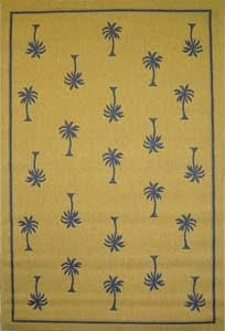 palm tree rug