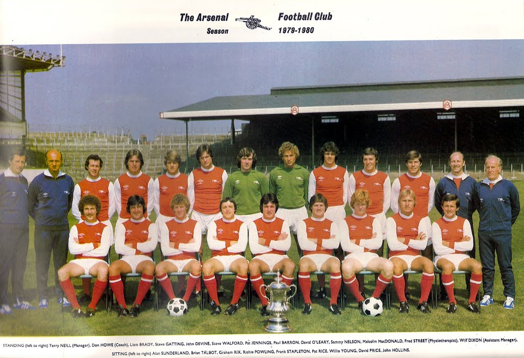 FA CUP FINAL 1980. West Ham vs Arsenal. THE VINTAGE FOOTBALL CLUB