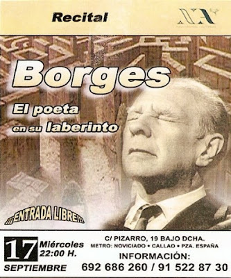 Cartel Recital Borges El poeta en su laberinto recital-borges-el-poeta-en-su-laberinto