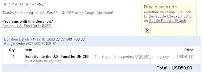 myCreative Fansite Donated To Cyclone Victims In Myanmar (Burma)