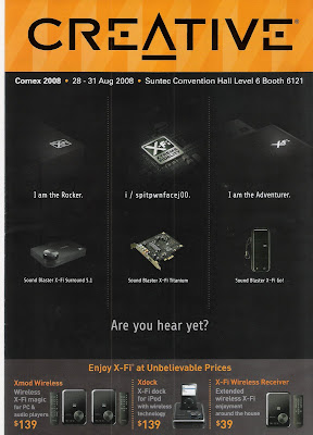 Exclusive: Creative Booth Setup/Brochure @ COMEX 2008