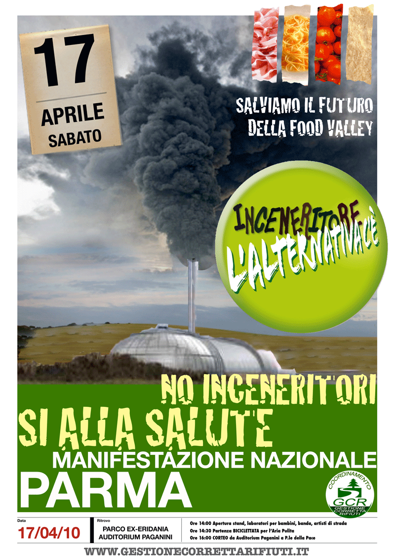 Manifestazione nazionale contro gli inceneritori