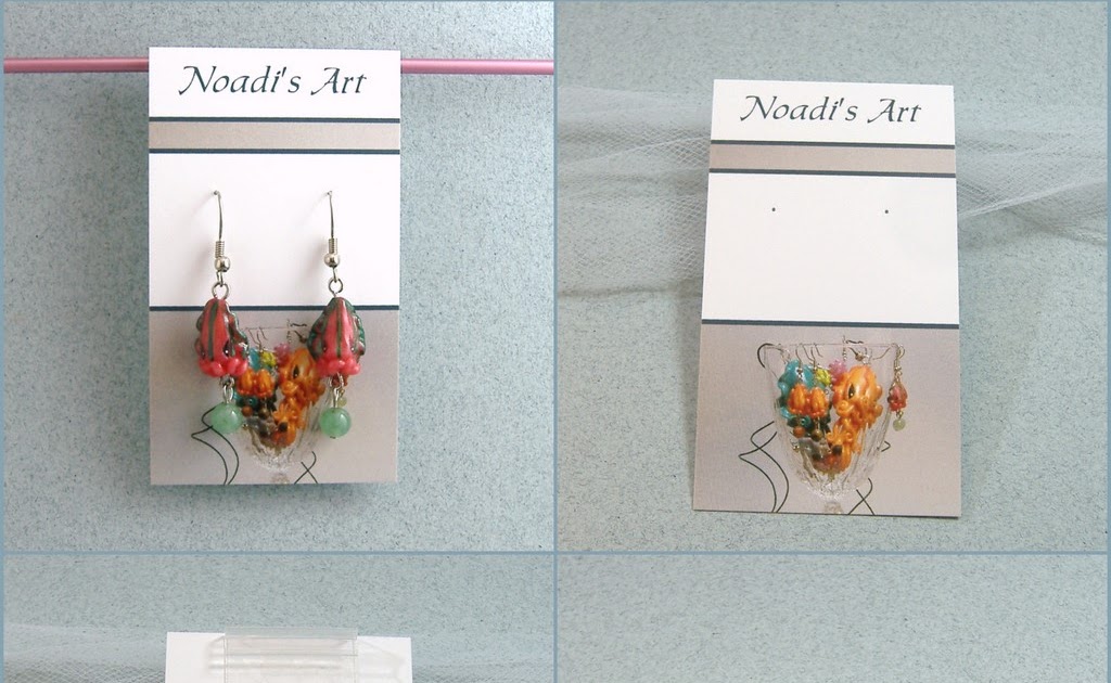 Handmade Business Blog Pretty DIY Earring Cards
