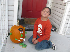 David and pumpkin
