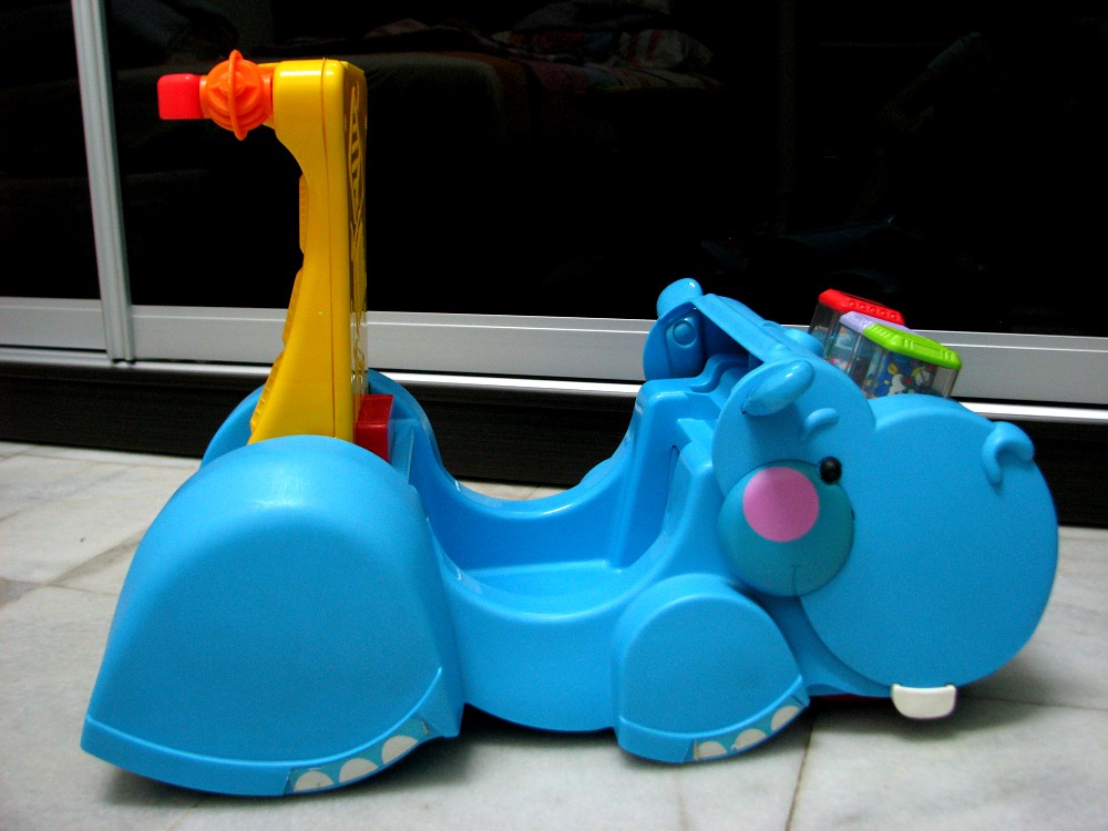 fisher price hippo ride on