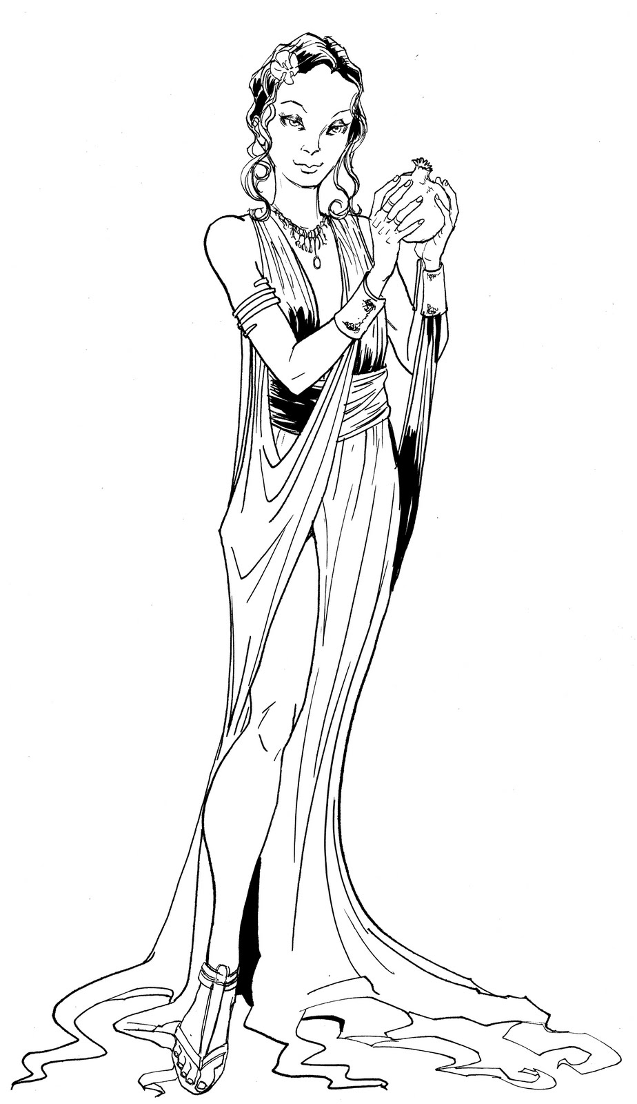 george o connor s online sketchbook persephone pin up