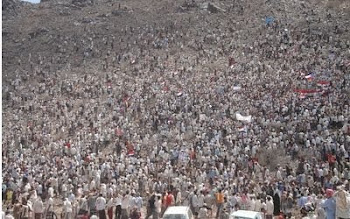 الشعب الجنوبي في محافظة لحج يخرج في  يوم الغضب مطالبا برحيل المستعمر عن ارض الجدنوب  الطاهرة