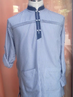 baju melayu matching kain jeans dan kain baju melayu