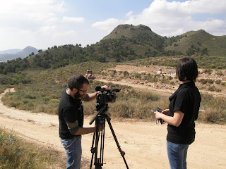 La Siete graba un reportaje en Malcamino