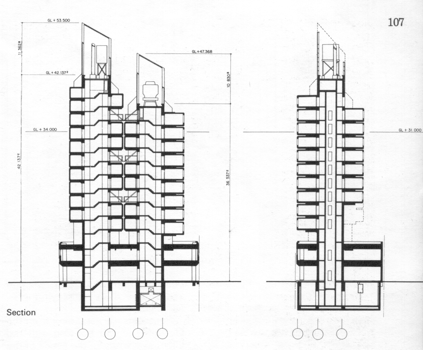 isometric section