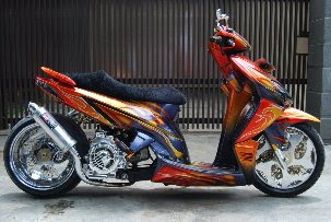 Motor Matic Modifikasi