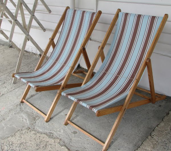 The Drill Hall Emporium: heavenly deck chairs