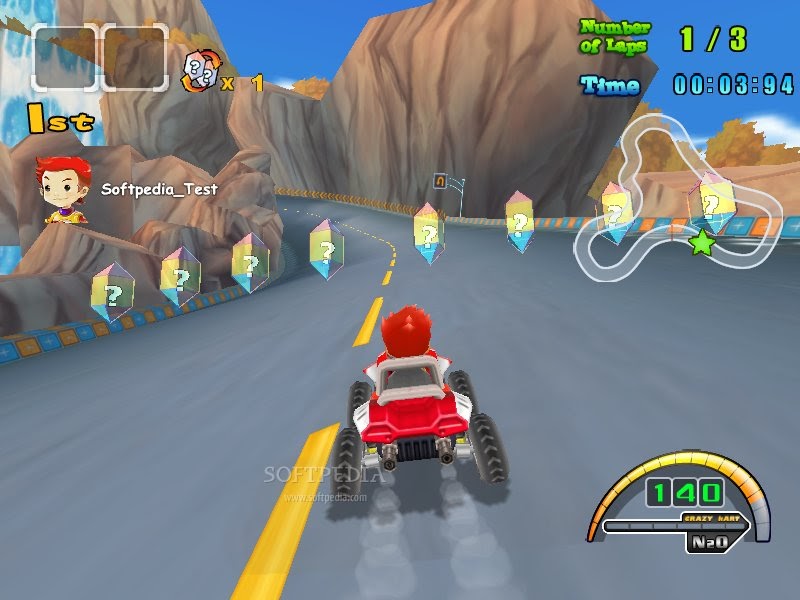 game online lets play Crazy Kart 2