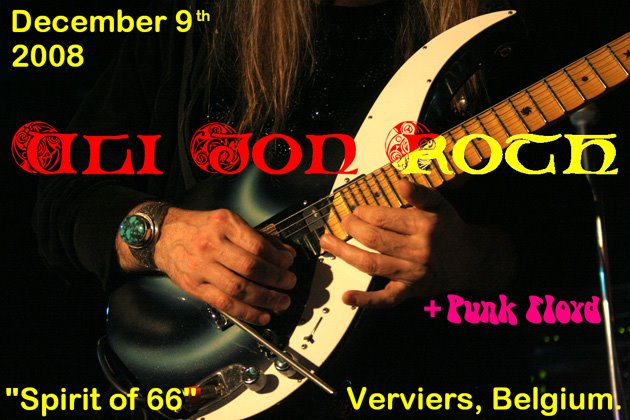 Uli Jon Roth + Punk Floyd (09/12/2008) at the "Spirit of 66" in Verviers, Belgium.