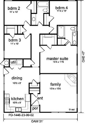 Small House Plans Under 1500 Sq FT