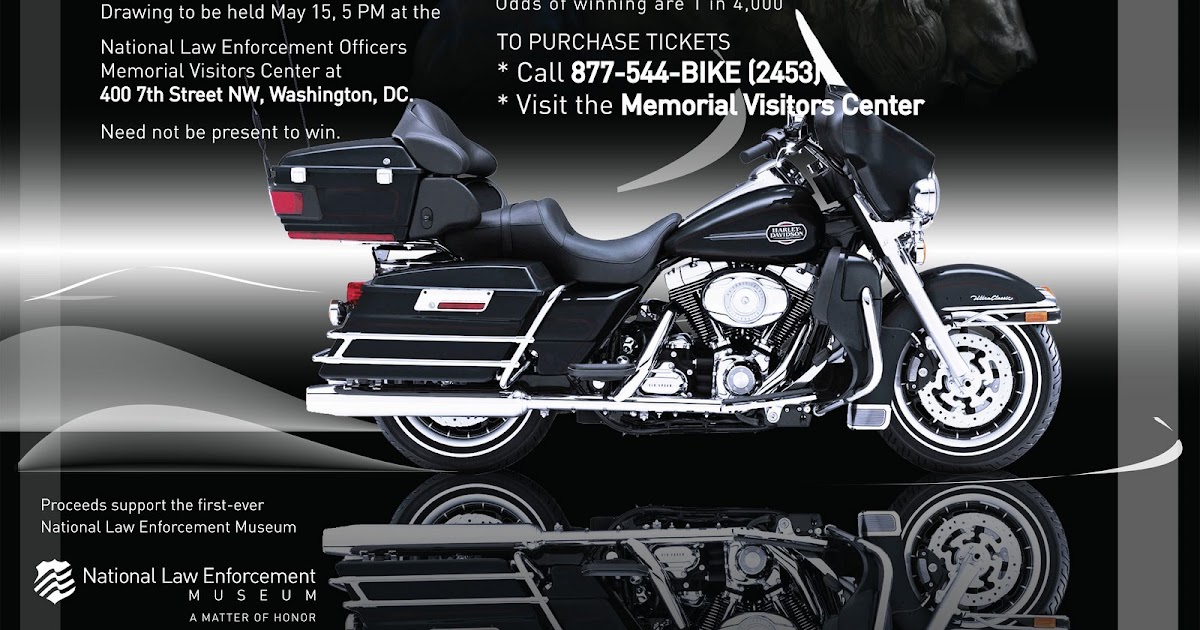 national law enforcement officers memorial fund harley free raffle